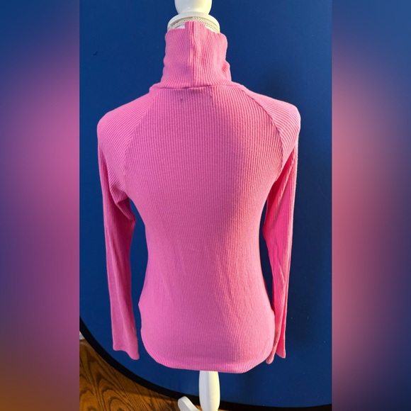 Michael Lauren Vibrant Pink Knit Top size S - Picture 5 of 13